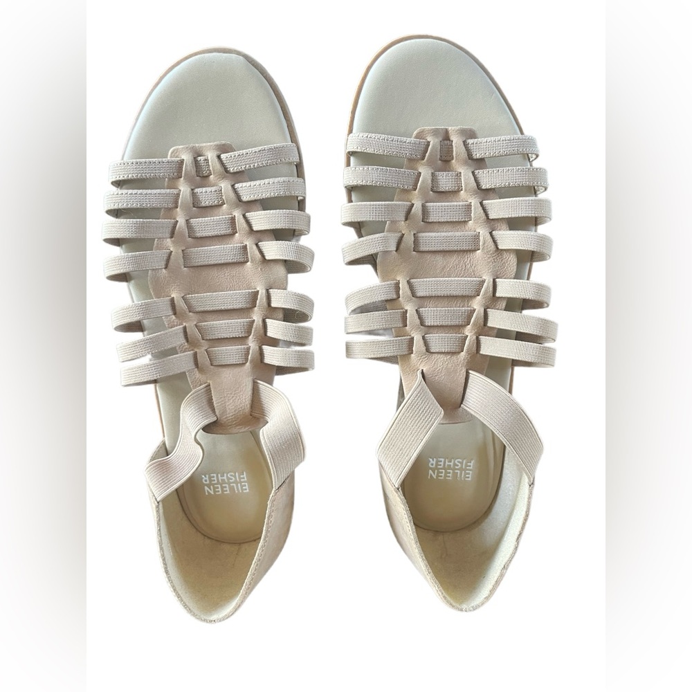 Eileen Fisher Rato Sandals Never Been Worn Tan‎ Size 8.5B